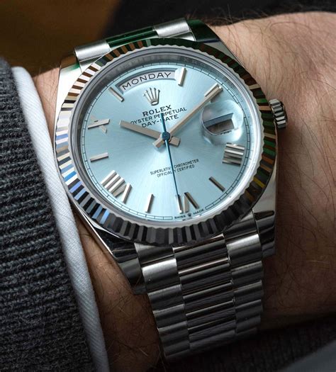 platinum rolex new price|newest Rolex platinum day date.